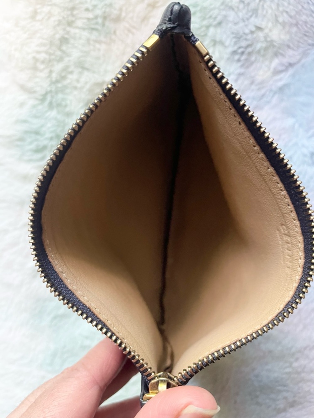 Celine Black Leather Pouch - Picture 8 of 10